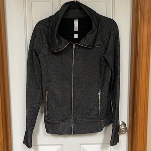 DONATED Black and silver lorna Jane jacket
